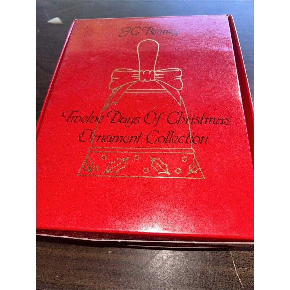 JC Penney 12 Twelve Days of Christmas Bell Ornament Collection Complete
